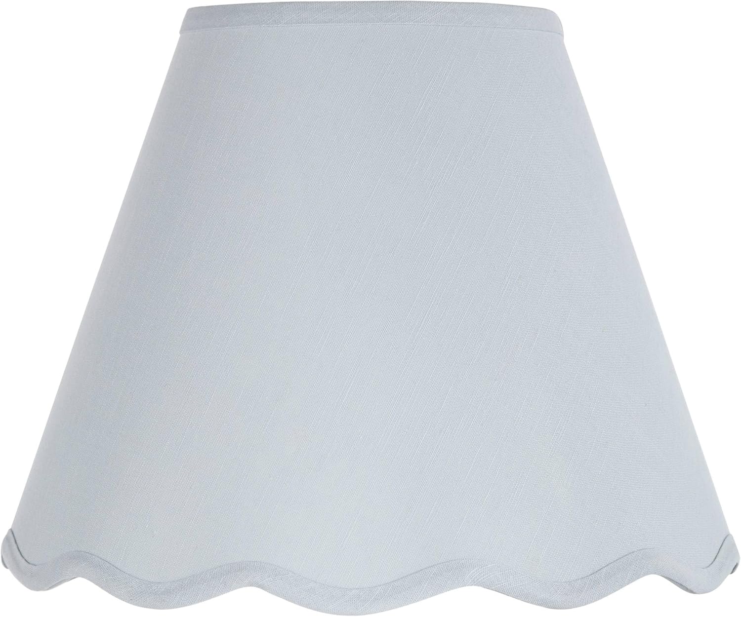 Springcrest Ivette Soft Blue Scallop Cottage Core Empire Shade 6x12x9.5x9 (Spider) - Springcrest