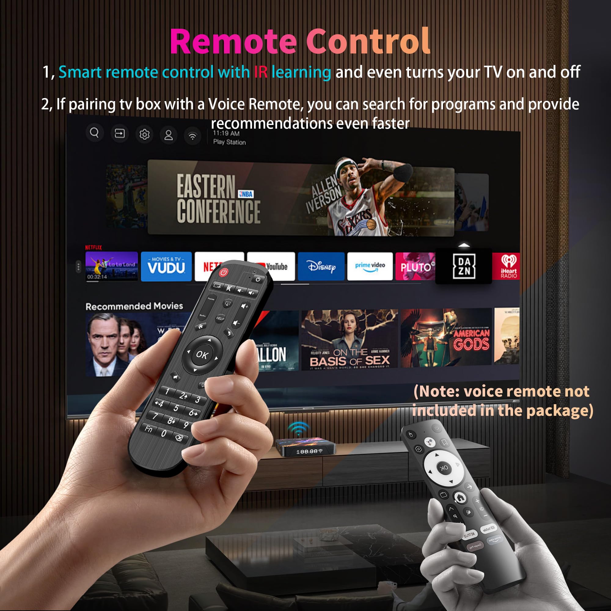 GREVA 8K Android 14.0 TV Box 2026, Android Box 4GB RAM 32GB ROM, chipset RK3528, obsługa 2.4GHz/5.0GHz Dual WiFi6, HDR10, BT5.0, Ethernet LAN, Internet TV Box, Bluetooth, 3D HD Smart Media Streaming