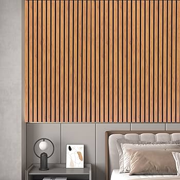 Amazon.com: Taaizau 3D Slat Acoustic Wall Panels with Wood