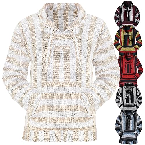 Mexican Baja Hoodie – Classic Drug Rug Pullover Sweater |