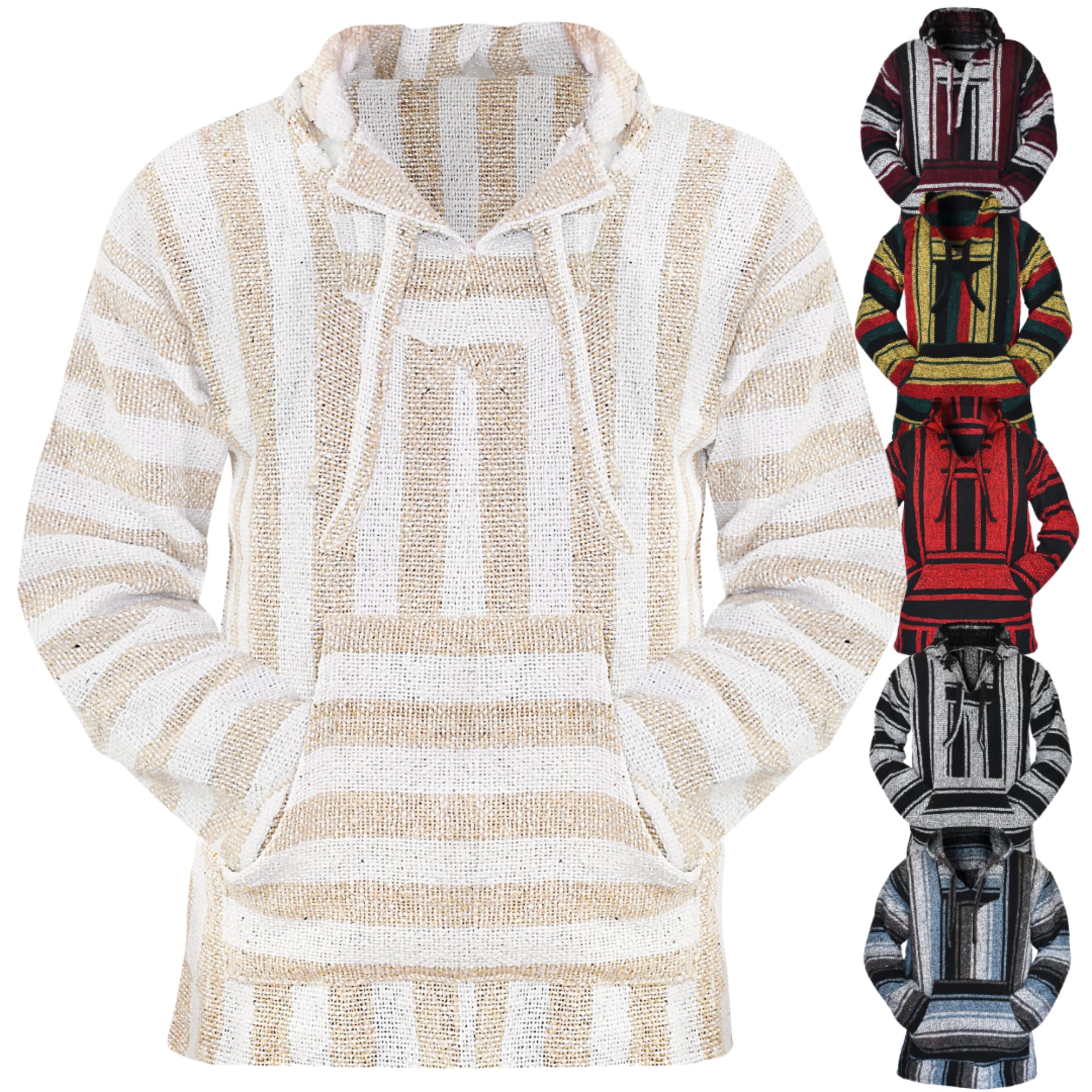 Mexican Baja Hoodie Classic Drug Rug