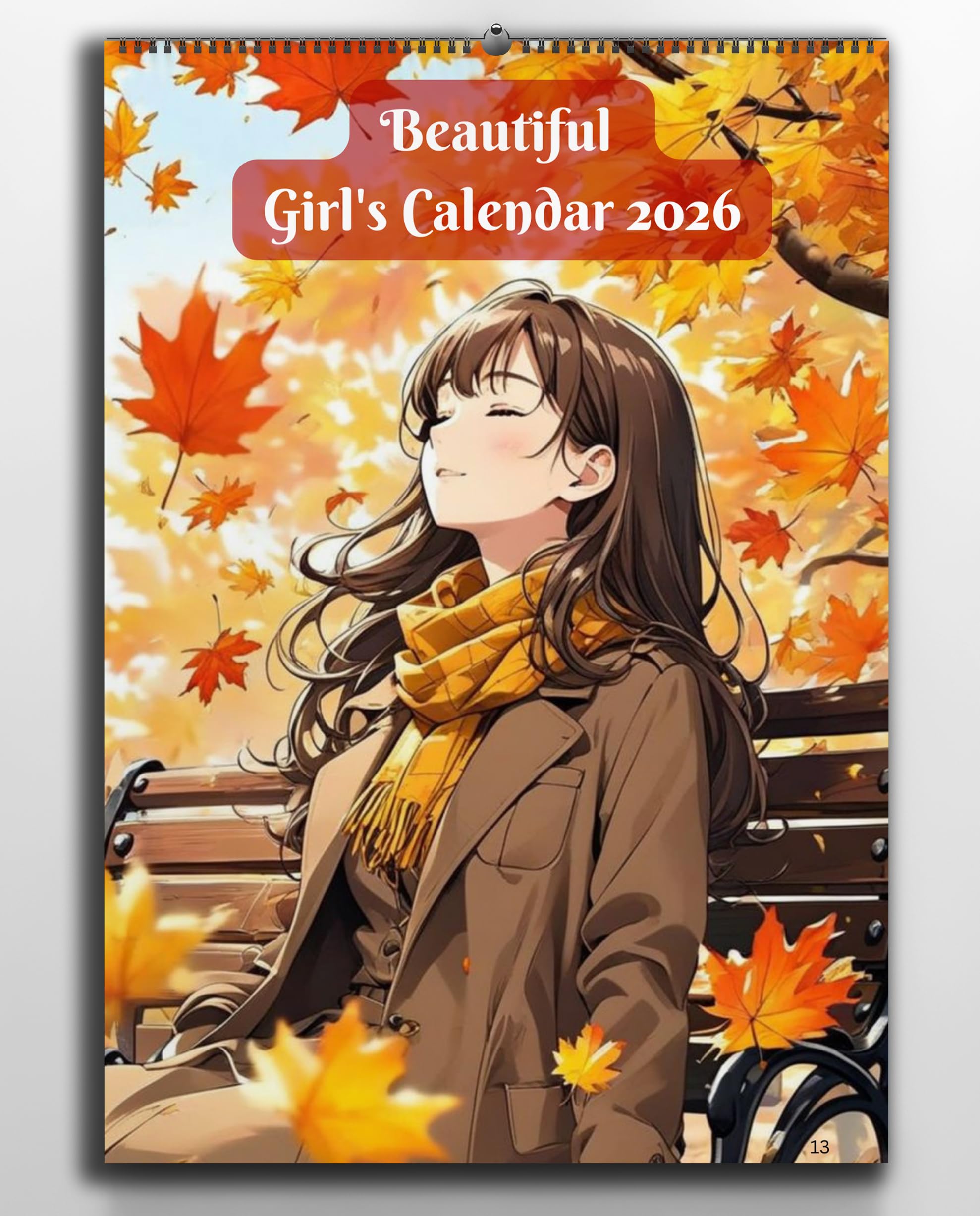 Beautiful Girl Theme Big Wall Hanging Calendar 2026, Beautiful Relaxaed Girl Images, Extra Large Calendar 30x40 cm-picture-21