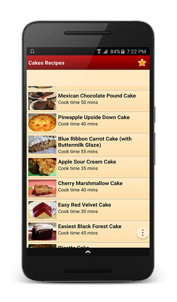 Cakes Recipes 250+ Recipes App on Amazon Appstore