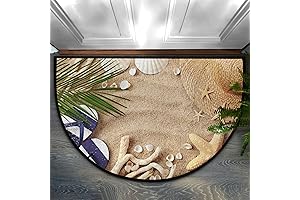 half round door mat for sand