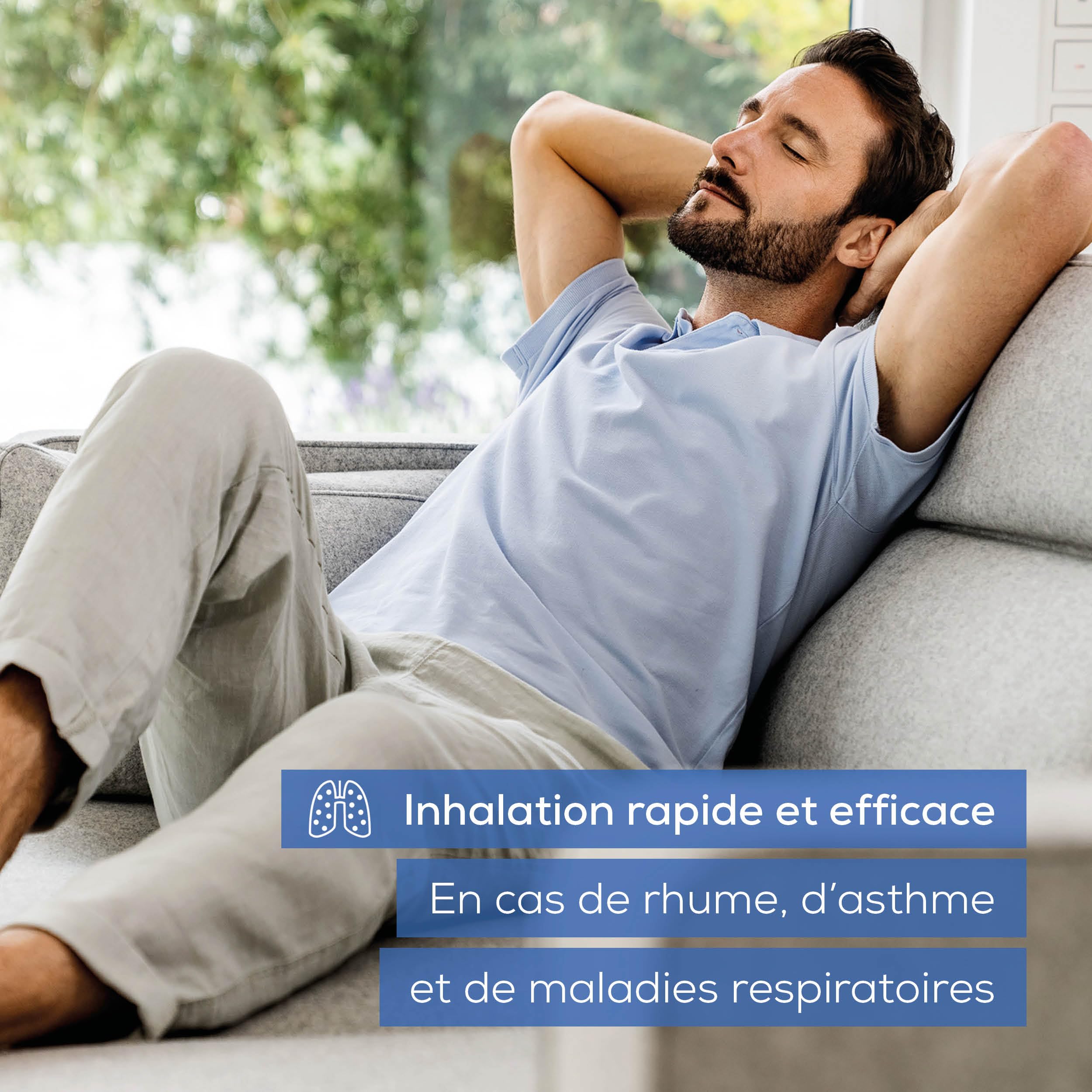 Beurer IH 60 Nébuliseur, inhalateur silencieux et portable, batterie rechargeable, technologie de l'air comprimé par compresseur pour une utilisation en cas de maladies respiratoires