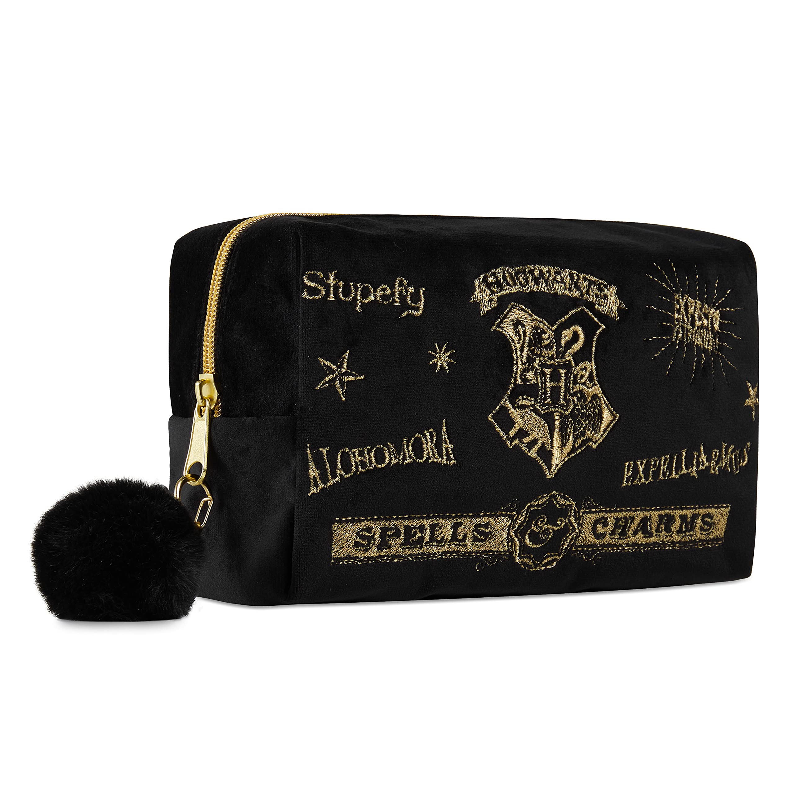 Harry Potter Pochette Donna, Beauty Case Donna Ragazza in Velluto, Harry Potter Gadget Originale