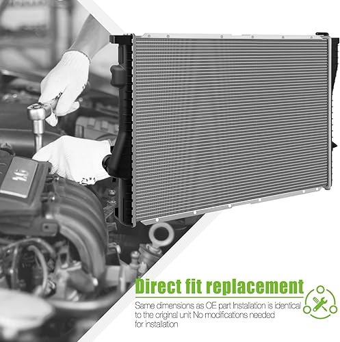 Miniatura 3 de SCITOO 1401 Radiador apto para 1997-1998 para B-M-W para 528i 1997-1998 para B-M-W para 540i 1995 1997-1998 para B-M-W para 740i 1995-1998 para