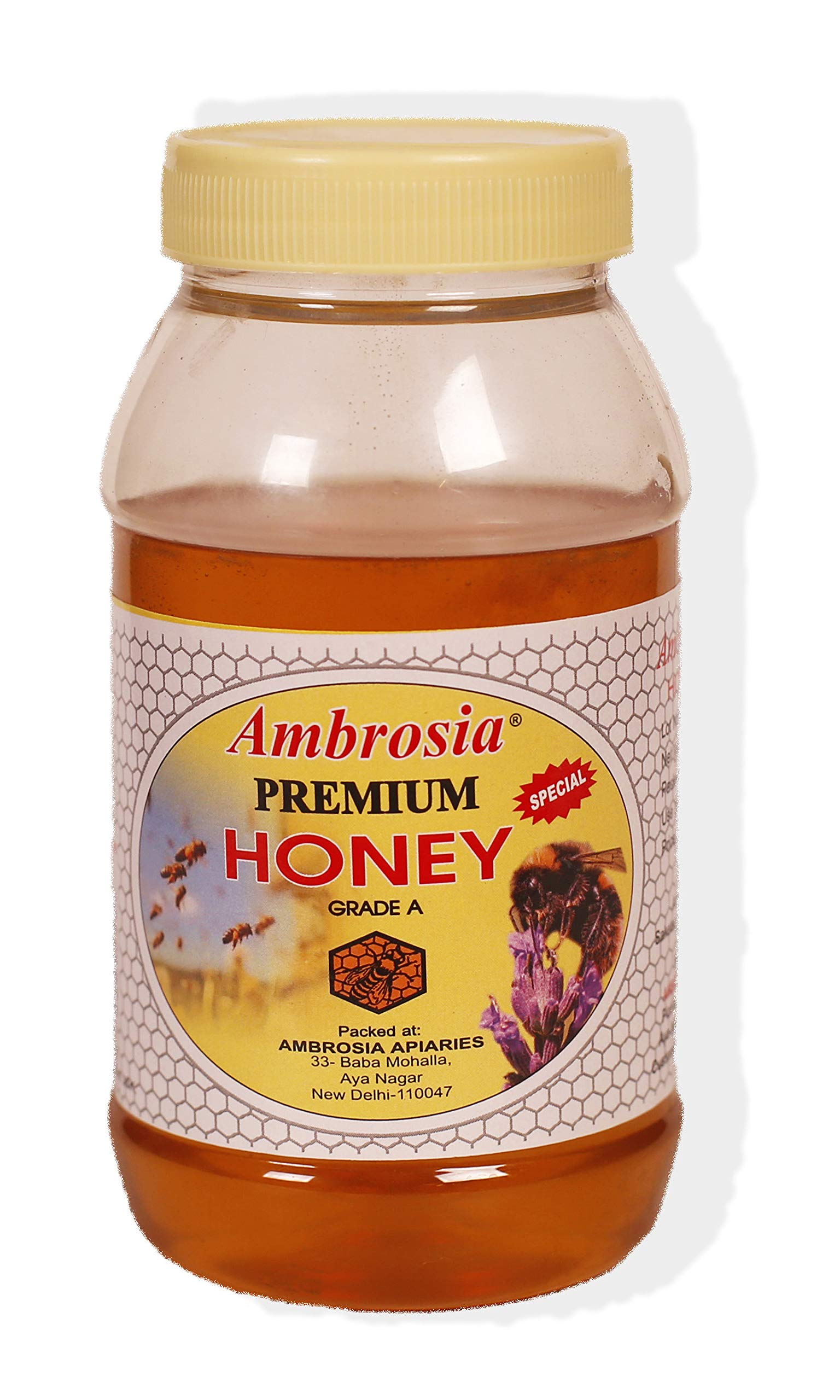 Ambrosia Premium Special Honey 400g | Special Blend with Rich in Vitamins Minerals & Antioxidants 100% Pure Honey in Fresh Glass Jar No Sugar Adulteration
