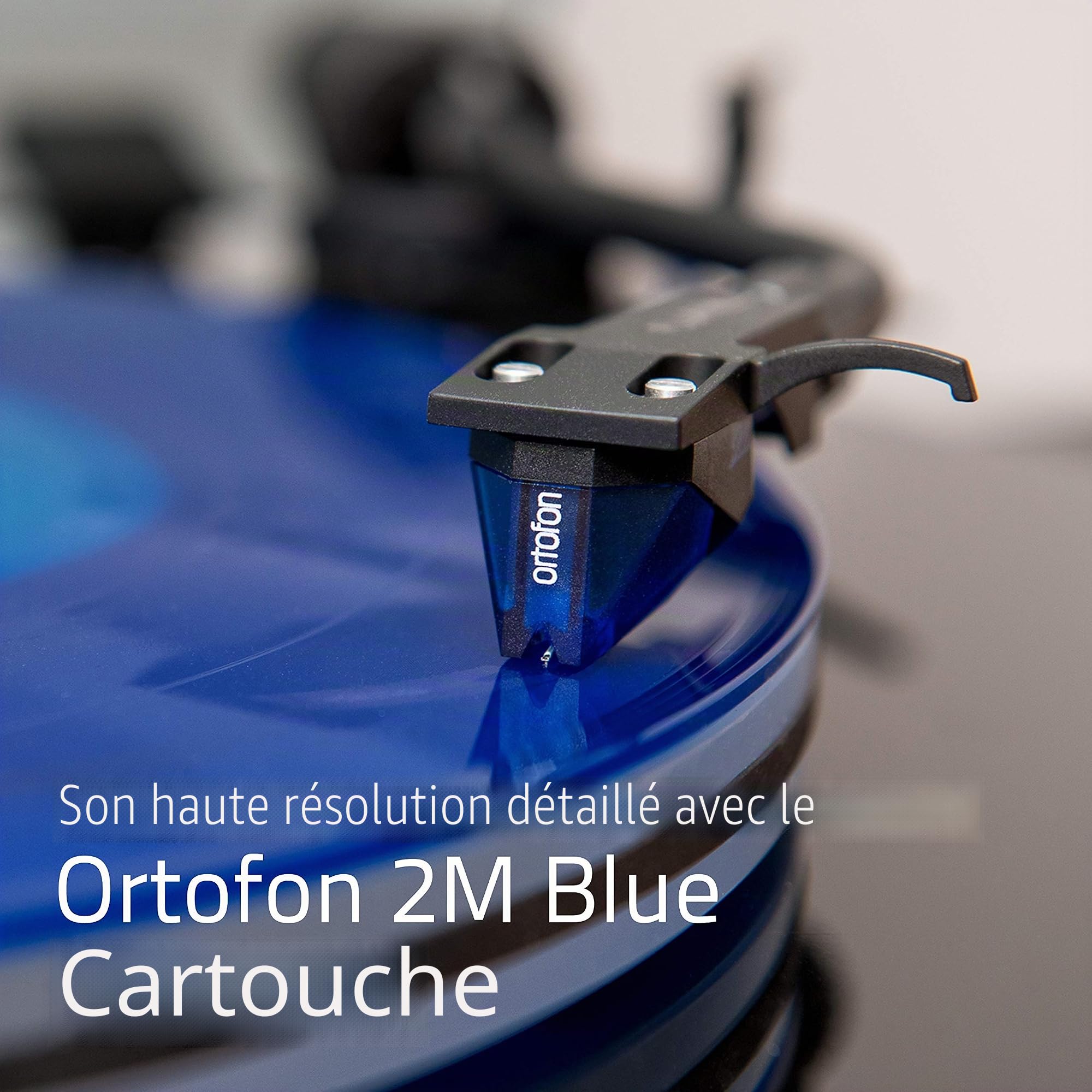 Fluance RT85 Platine Vinyle De Référence – Cellule Ortofon 2M Blue, Plateau en Acrylique, Contrôle De Vitesse, Socle en MDF Massif, Pieds D’Isolation Antivibrations – Noyer