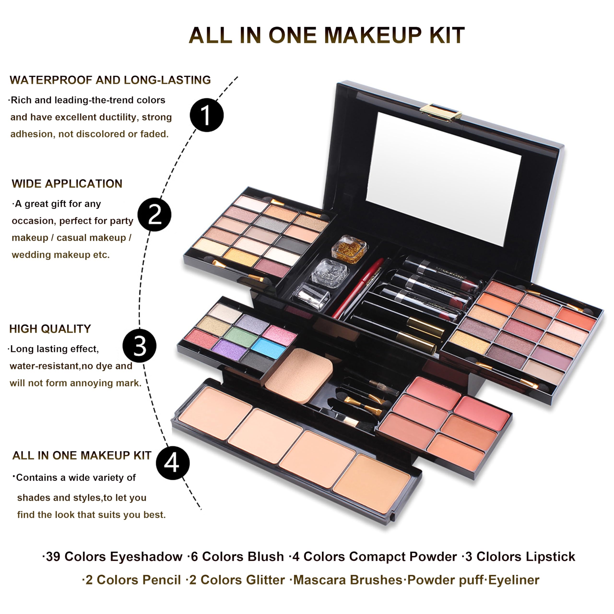Loveächt Makeup Set for Women, Full Makeup Kit - Image 3