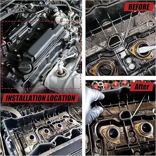 Miniatura 5 de Juego de juntas de tapa de válvula de motor 12030-5A2-A01 para modelos Honda Accord 2DR EX EXL LX-S 2013-2017, Honda Accord 4DR EX EXL LX 2013-2017