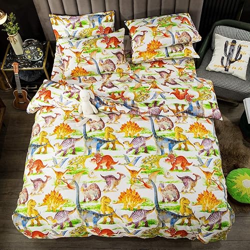 Juego de ropa de cama de playa con diseño de palmeras hawaianas y nubes, funda de edredón con diseño de isla tropical y naturaleza marina, ropa de