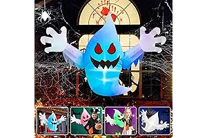 MICOCAH 3.5 FT Ghost Coming Out of Window Halloween Decoration