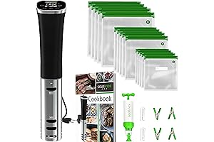 SOUSVIDE ART 7-in-1 Sous Vide Cooker | Ultimate Bundle | Includes Vacuum...