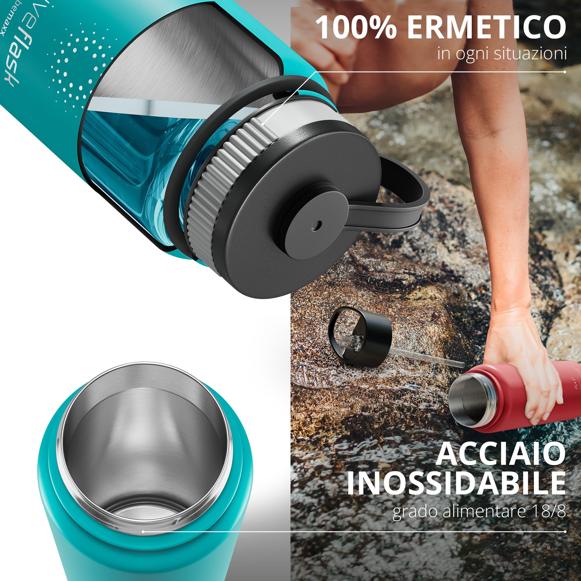 Borraccia Con Cannuccia a Bottiglie e thermos | Acquisti Online su Borraccia Con Cannuccia a Bottiglie e thermos | Acquisti Online su