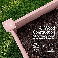 Vista 15 de Best Choice Products - Plantador de jardín elevado de 72x24x30 pulgadas, soporte de macetero de madera para jardín trasero, patio, balcón con panel