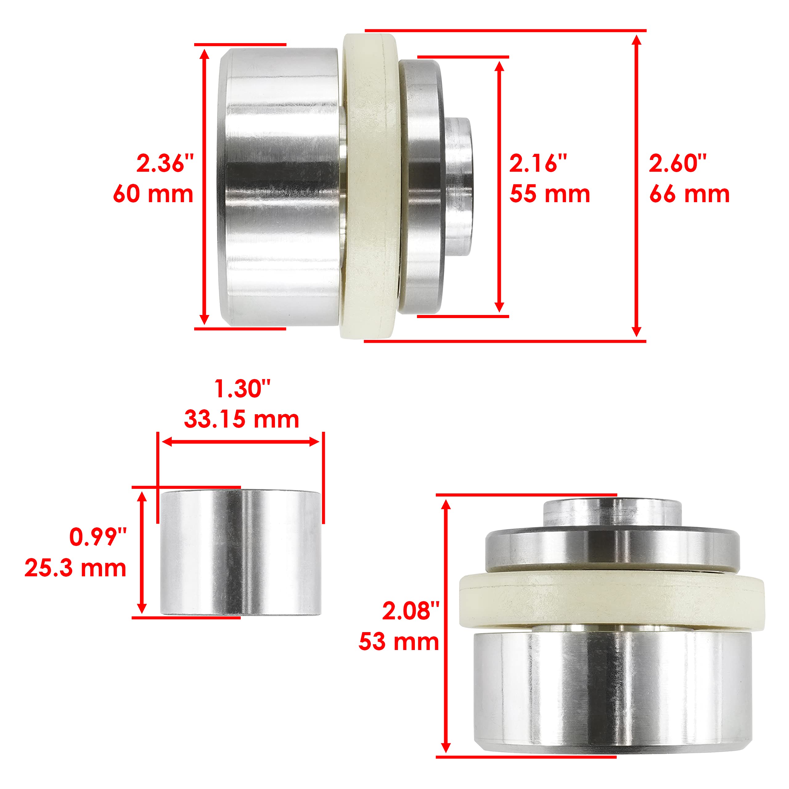 Amazon.com: Caltric Front Differential Output Hub Assembly  
