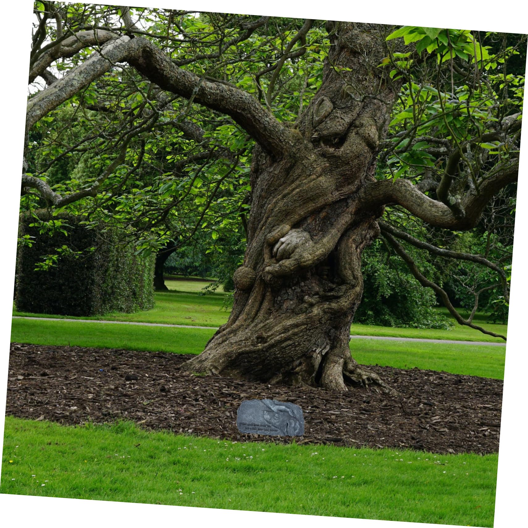 BESTonZON Statua Commemorativa per Pet in Resina per Tomba e Giardino