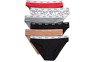 Womens Originals Bikini Panties: Breathable Cotton Comfort for All-day Freshness