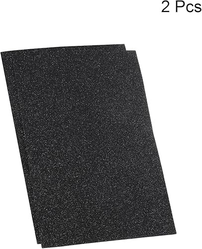 Miniatura 3 de PATIKIL Hojas de espuma EVA con purpurina autoadhesivas de 118 x 78 pulgadas color verde claro para proyectos de bricolaje paquete de 2