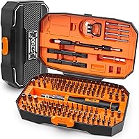 Vista 1 de JOREST Juego de destornilladores de precisión 152 en 1, regalos de herramientas para hombres, kit de herramientas magnético con puntas Torx Triwing