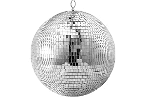 Suwimut 12 INCH MIRRORED DISCO BALL LIGHTS UP THE NIGHT
