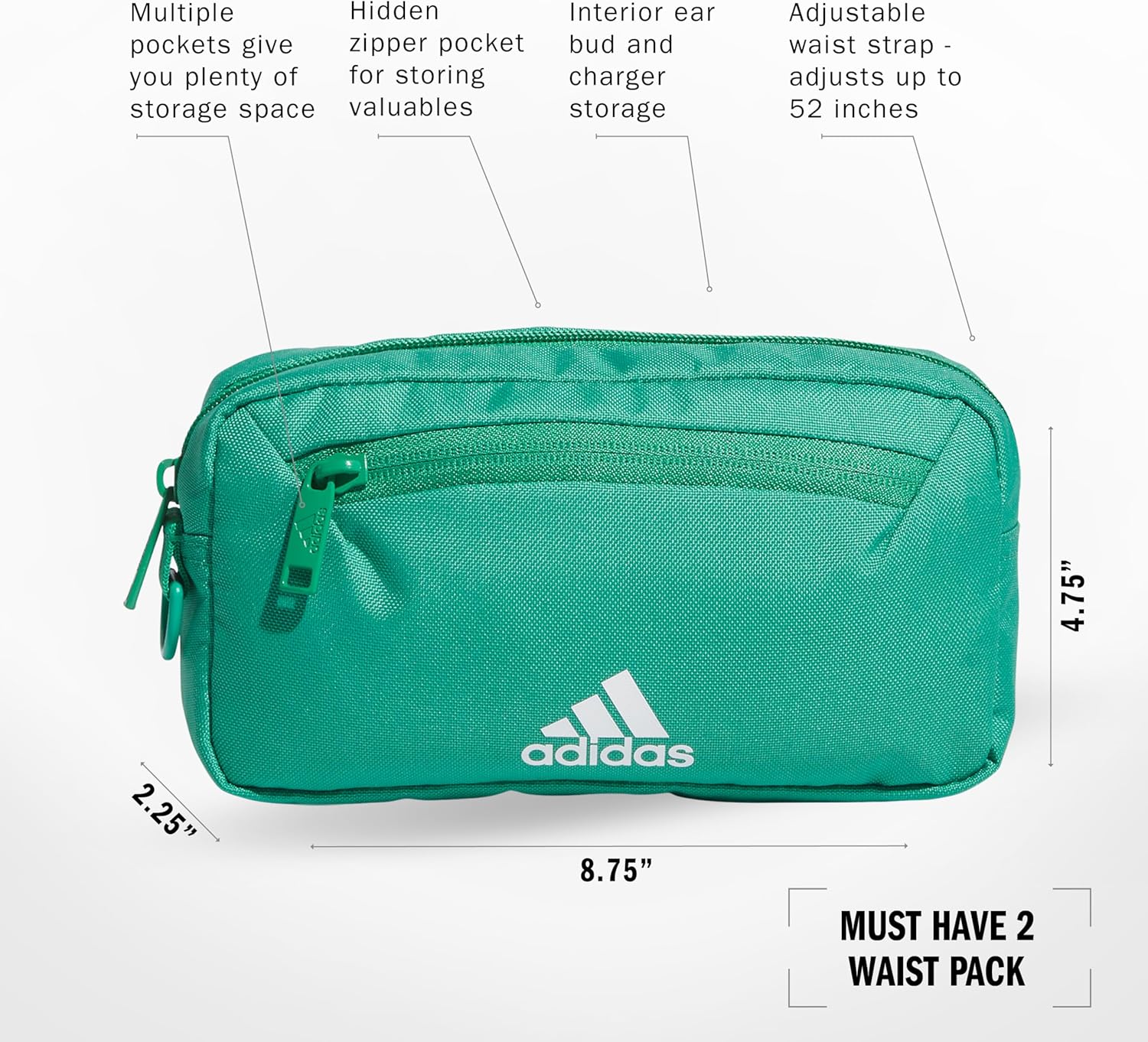 adidas Must Have Fanny Pack – Belt Bag for Men & Women - Image 2