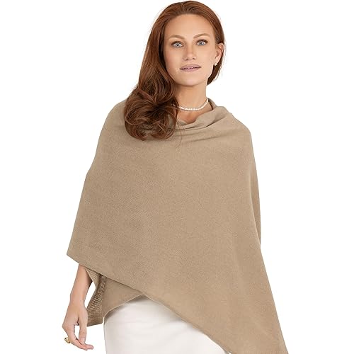Velanio Cashmere 100% Cashmere Knitted Wrap Pashmina Shawl Extra Large