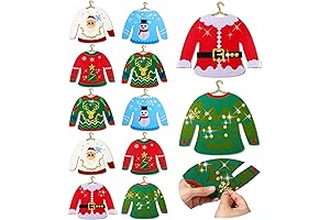 Jolly Christmas Ugly Sweaters Tree Ornaments