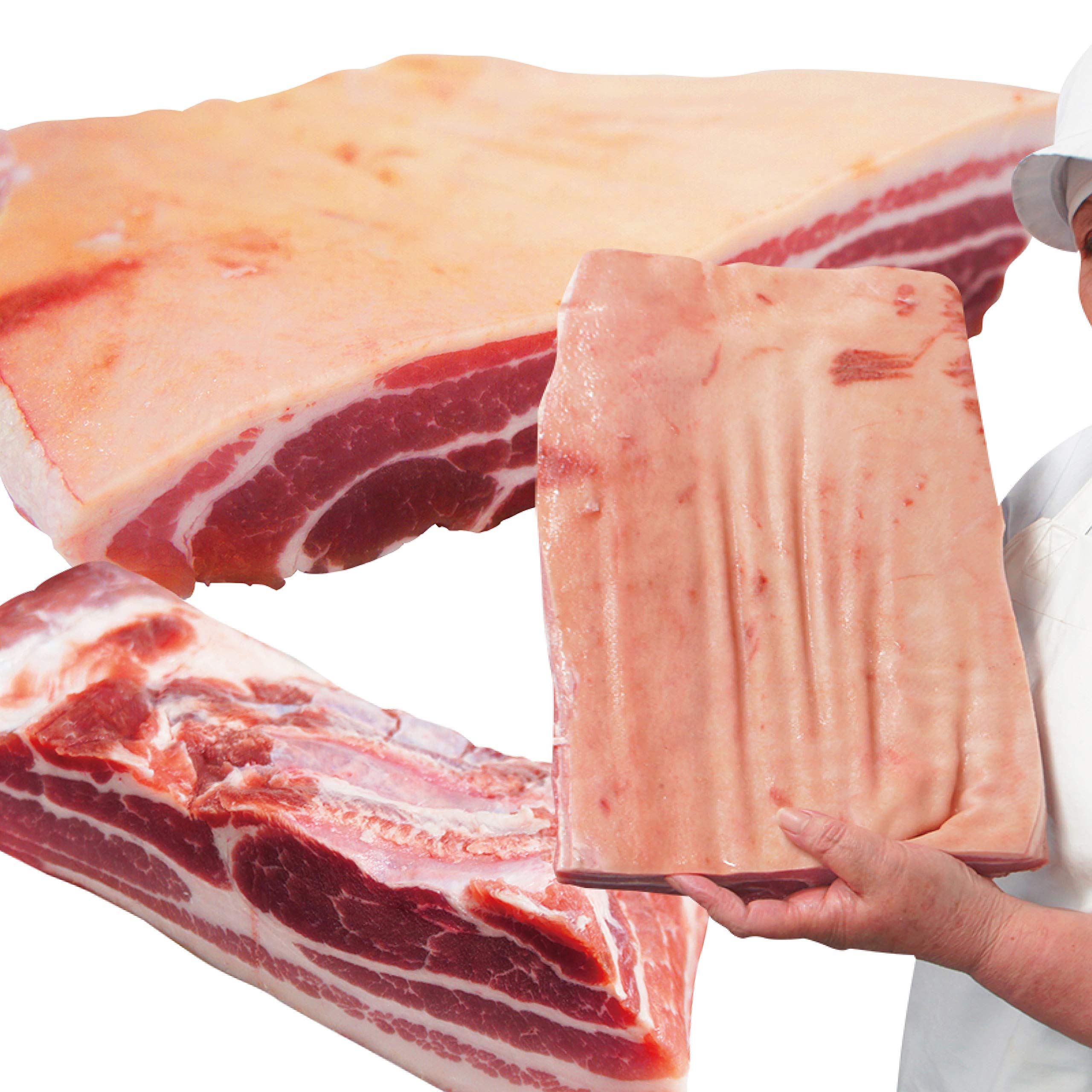皮付き豚バラブロック4.2ｋｇ冷凍手にはいらない希少　3枚肉　角煮や東坡肉 サム…