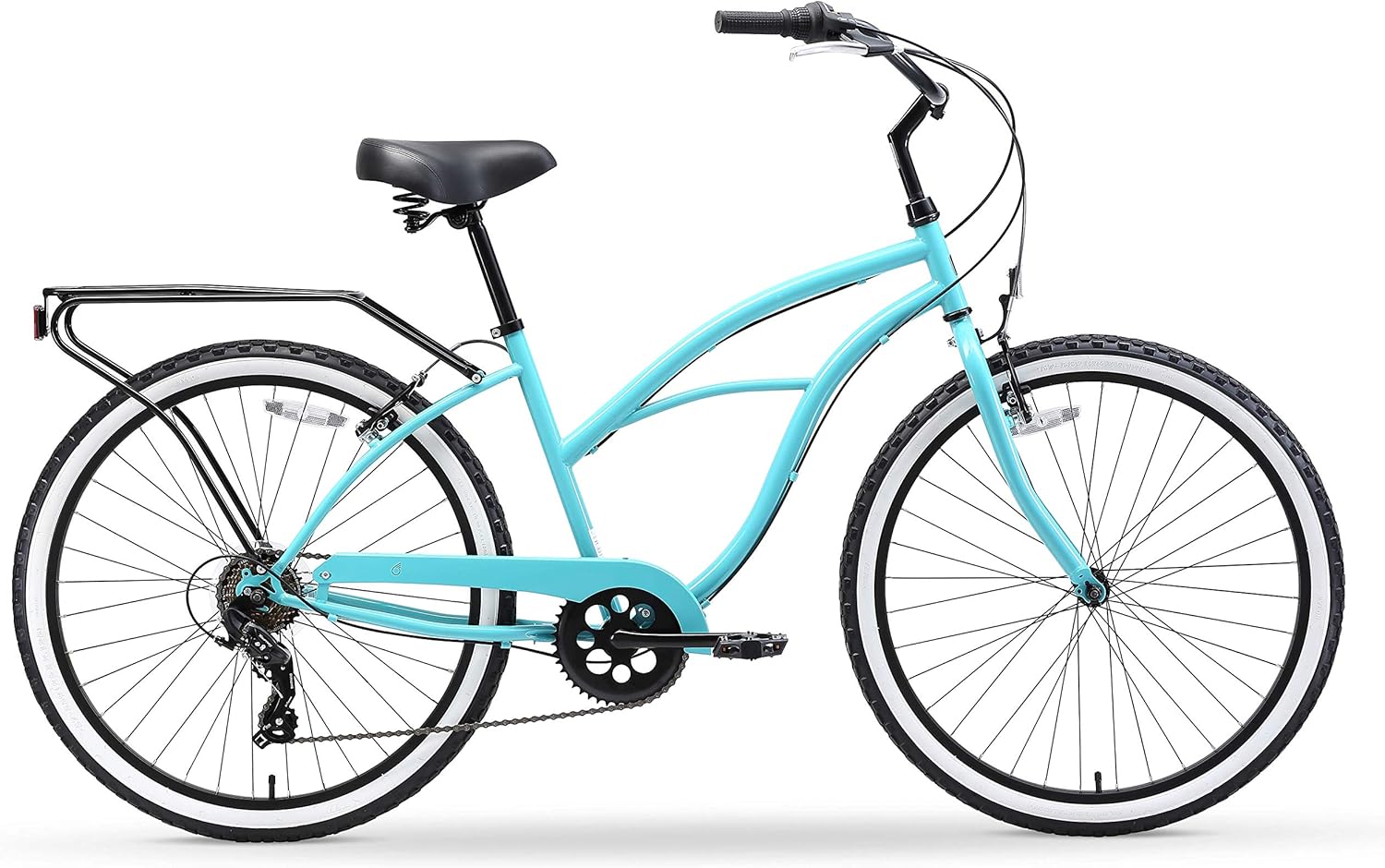 teal beach cruiser bike