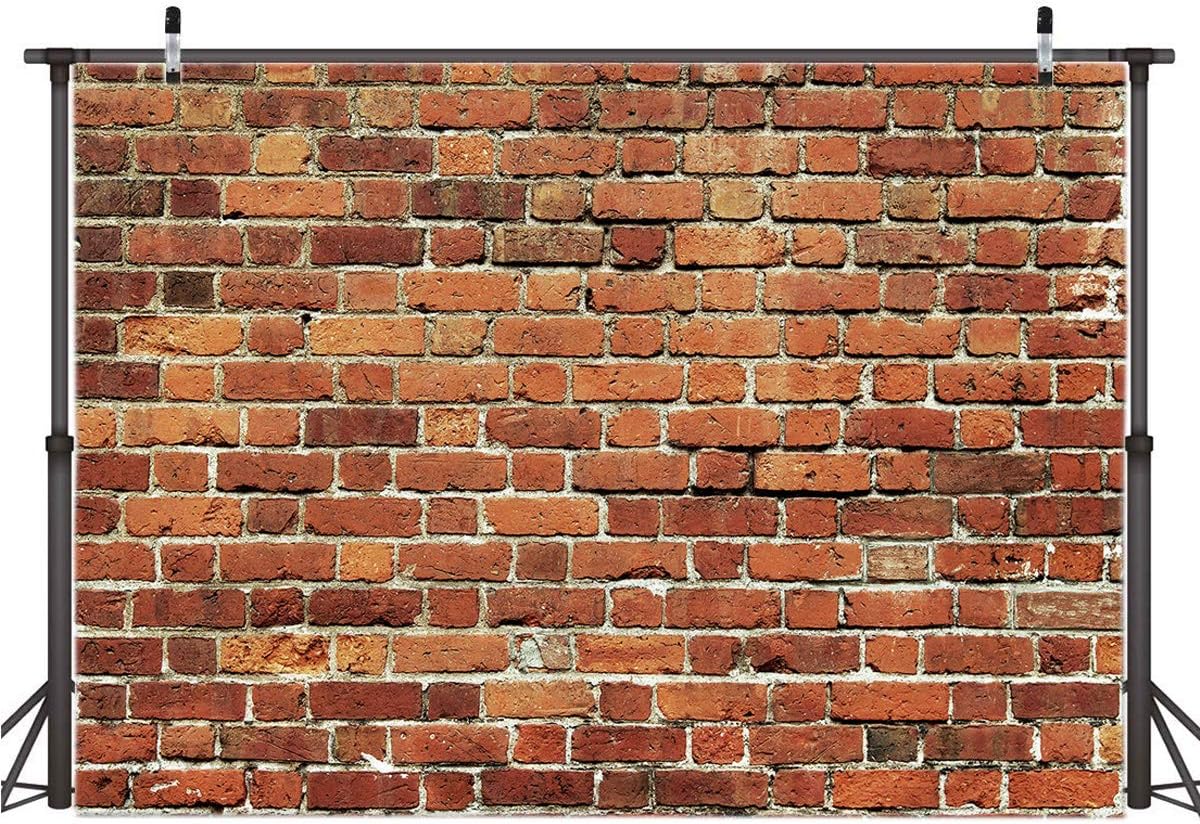 Buy AIIKES 7x5FT Red Brick Wall Photography Backdrop Thin Vinyl Photo 