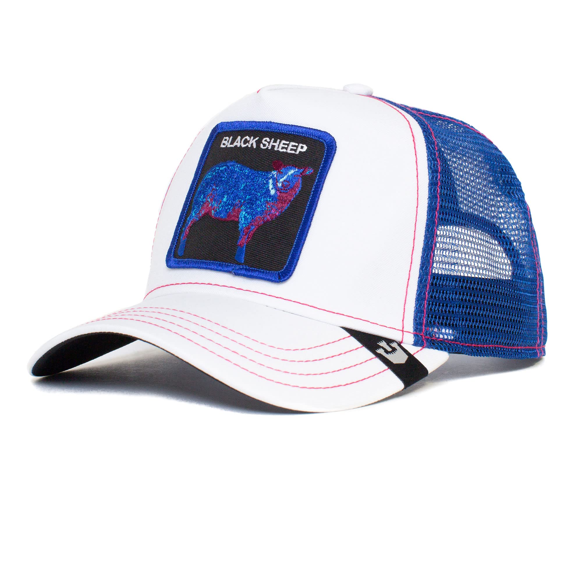 Goorin Bros. The Farm Acid Trip Collection Unisex Adjustable Trucker Cap, White (Sheep Trip), One Size