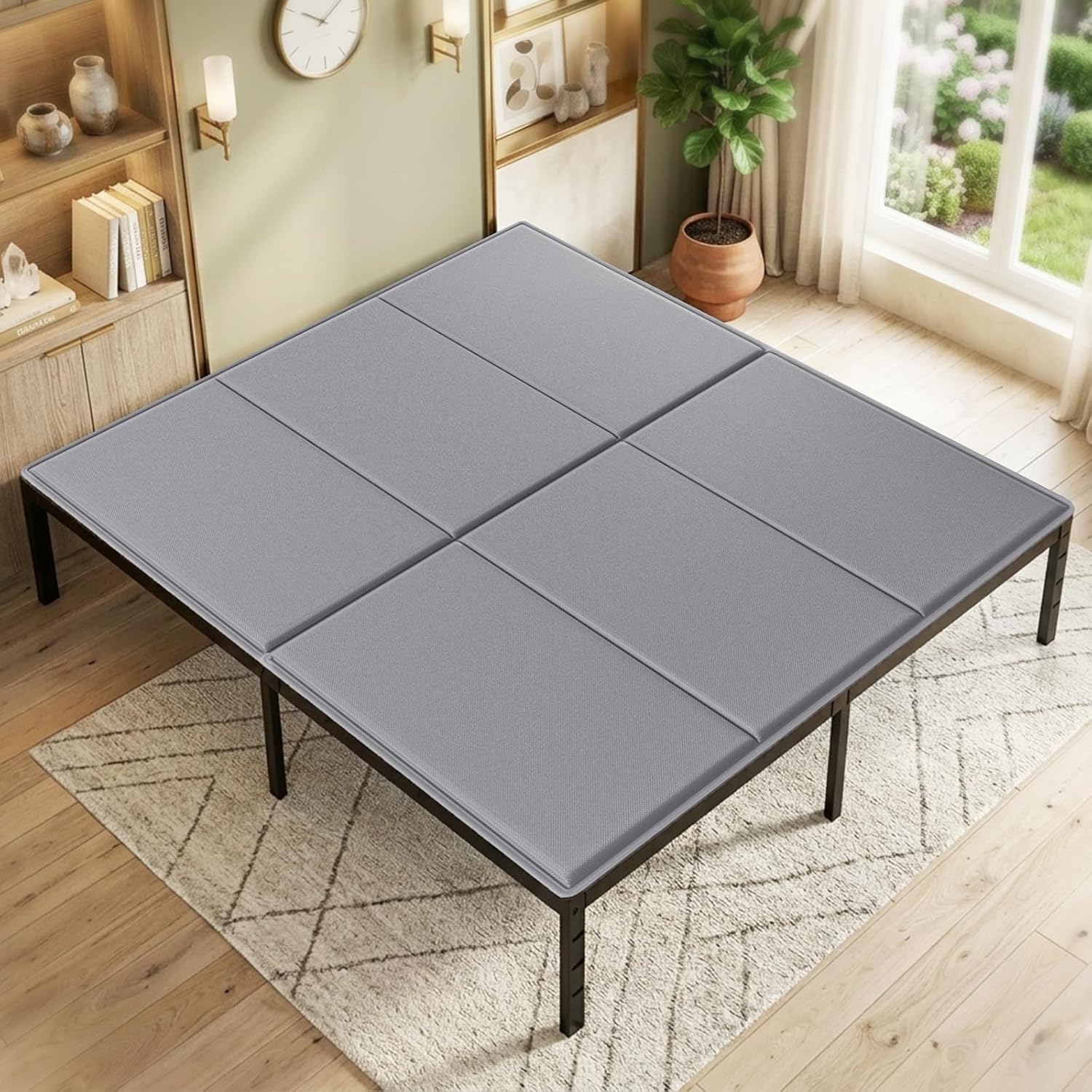 LAVEVE Heavy Duty 10mm Bunkie Board Twin Size 38'' x 75'', Breathable Bed Support Board to Prevent Sagging Mattress, with Anti-Slip Dots, Fits Metal Bed Frames, Slatted Frames, and Sofa Beds, 2 Pack