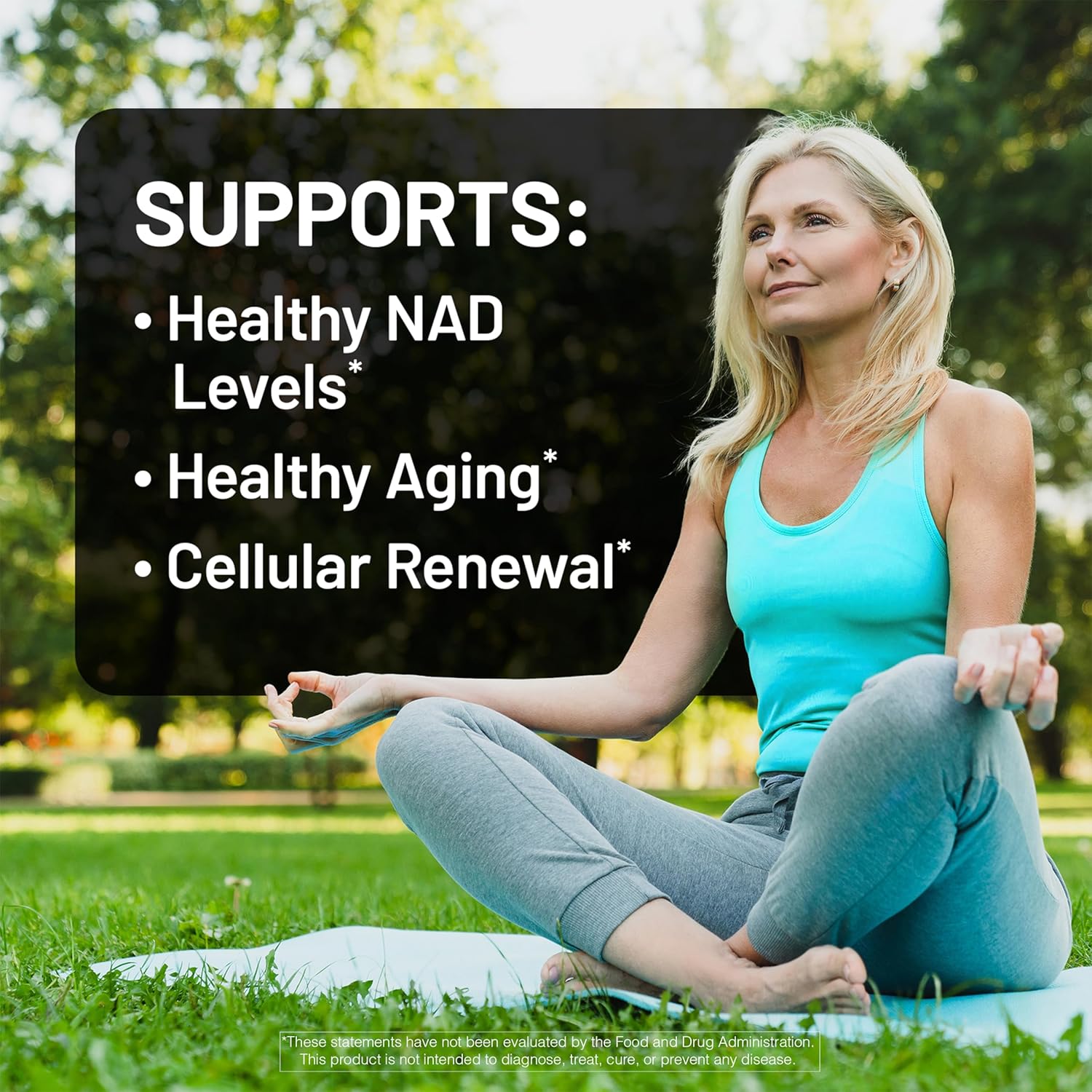 NatureWise NAD+ Support Complex - Nicotinamide Riboside + Resveratrol to Support NAD+ Supplement for Healthy Aging + Clinically Tested Quercefit - USA Manufactured - Non-GMO, 60 Count[30-Day Supply] - Image 2