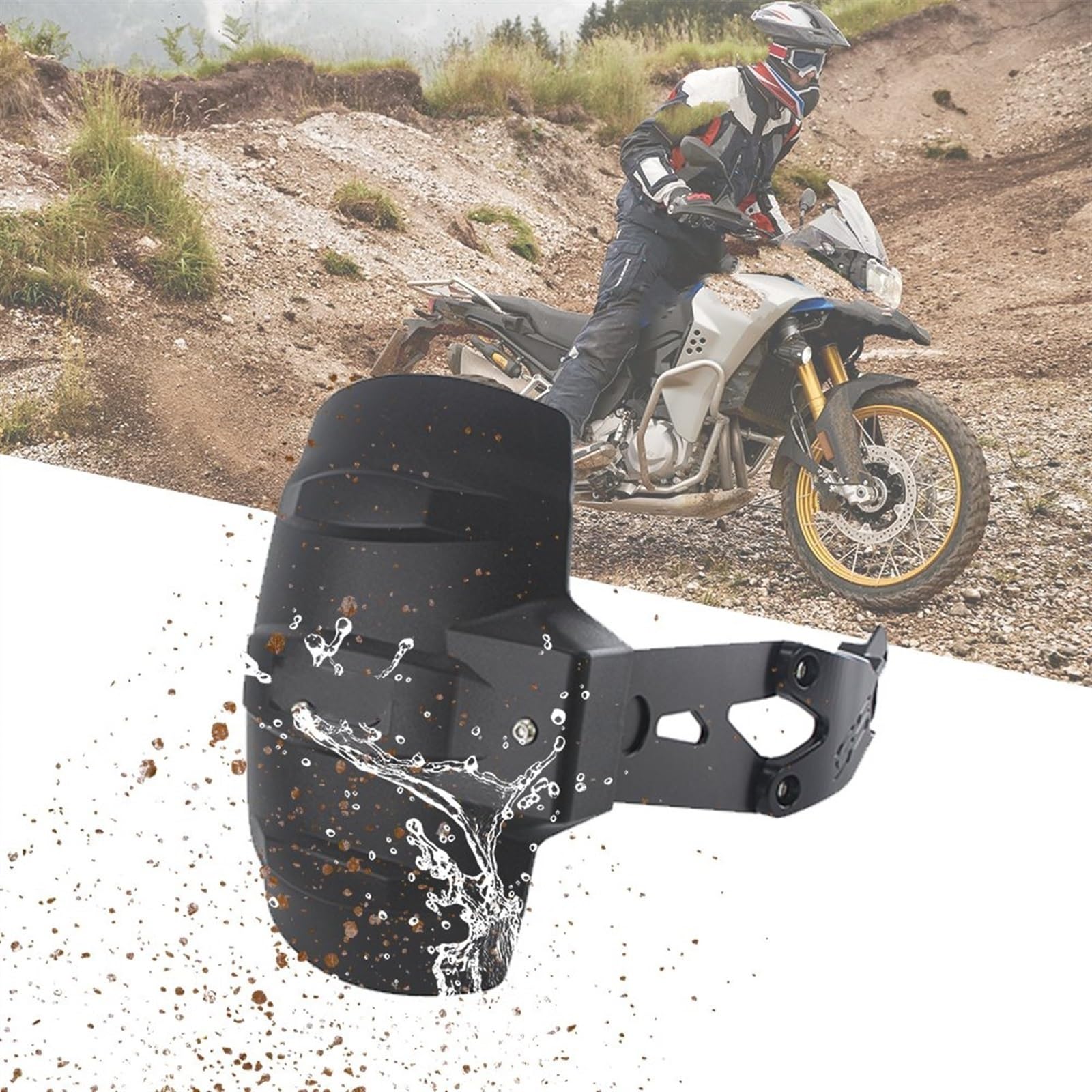 YESKIT Fuoristrada Moto Parafango Posteriore Splash Ruota Hugger Hugger Parafango per F750GS F850GS Adventure F 850 750 GS ADV paraspruzzi