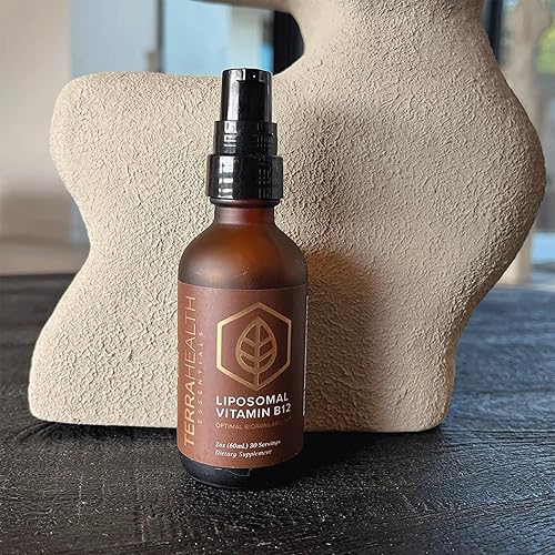Miniatura 6 de Terra Health Essentials - Liposomal B12  Apoya la energía y el estado de ánimo, promueve la memoria, ayuda al sistema inmunológico (1 botella,