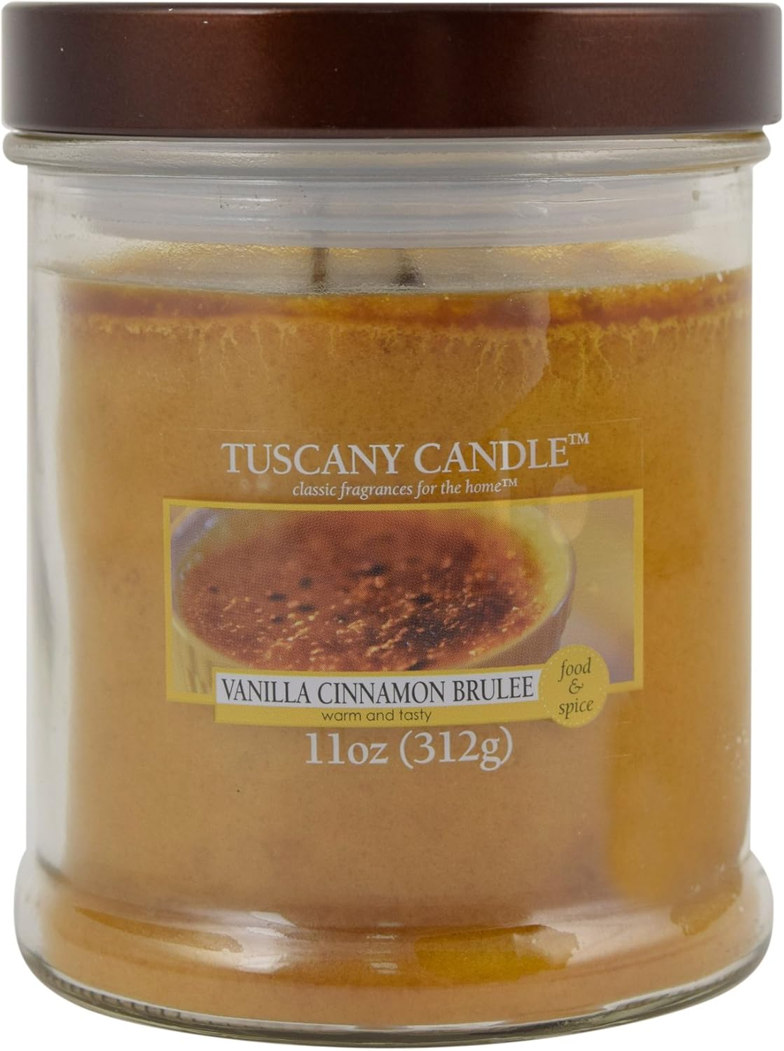 Langley Empire Candle Tuscany Cylinder Jar with Bronze Lid