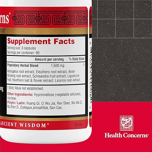 Miniatura 3 de Health Concerns Astra 8  Apoyo del sistema inmunológico y ayuda a la fatiga  Suplemento de fatiga suprarrenal y refuerzo de energía  Mezcla de