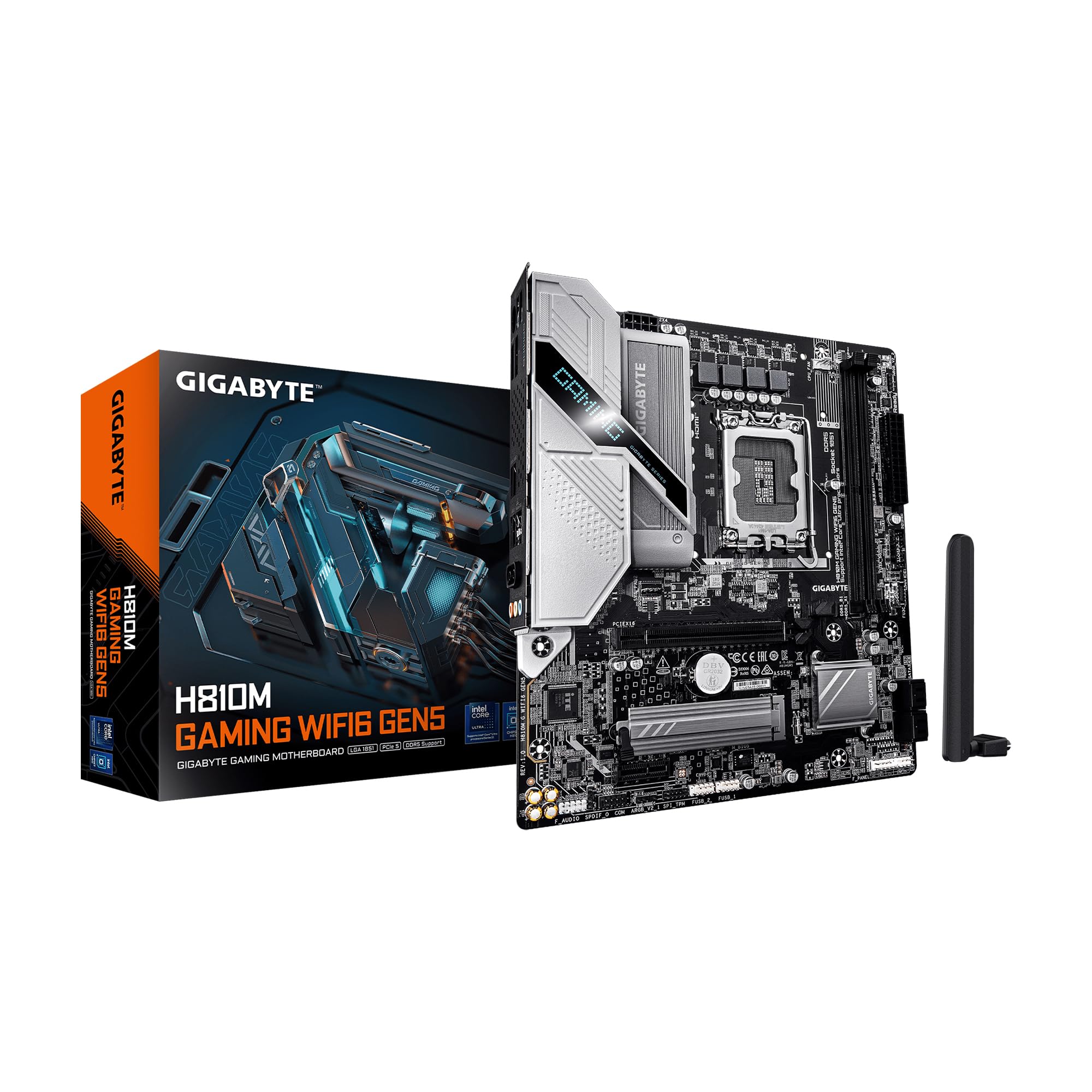 Amazon | GIGABYTE H810M ゲーミング WIFI6 GEN5 Intel LGA 1851 mATX