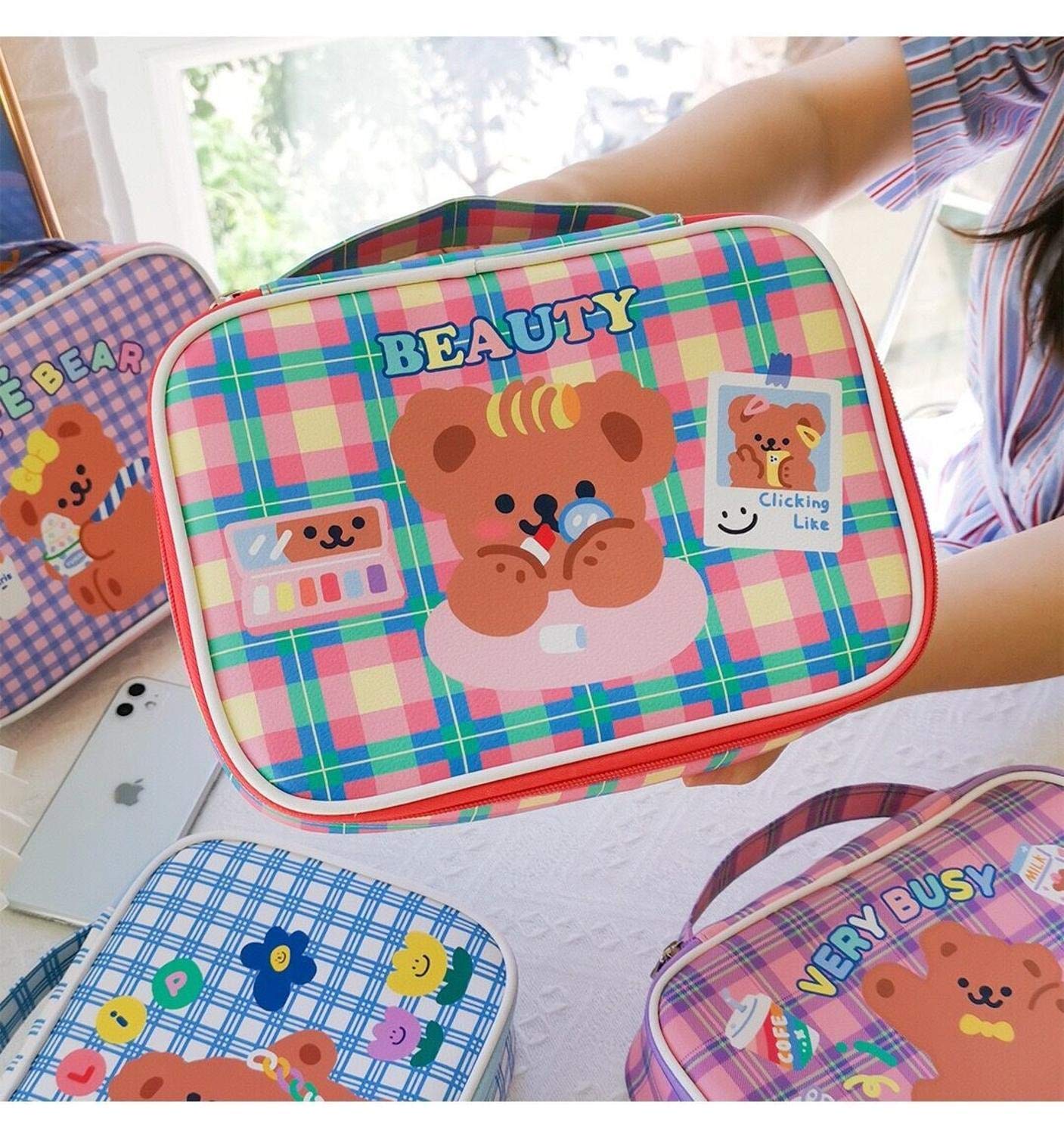 Amazon.co.jp: BZM-ZM 透明ホーム収納バッグ Bentoy Milkjoy Korea 