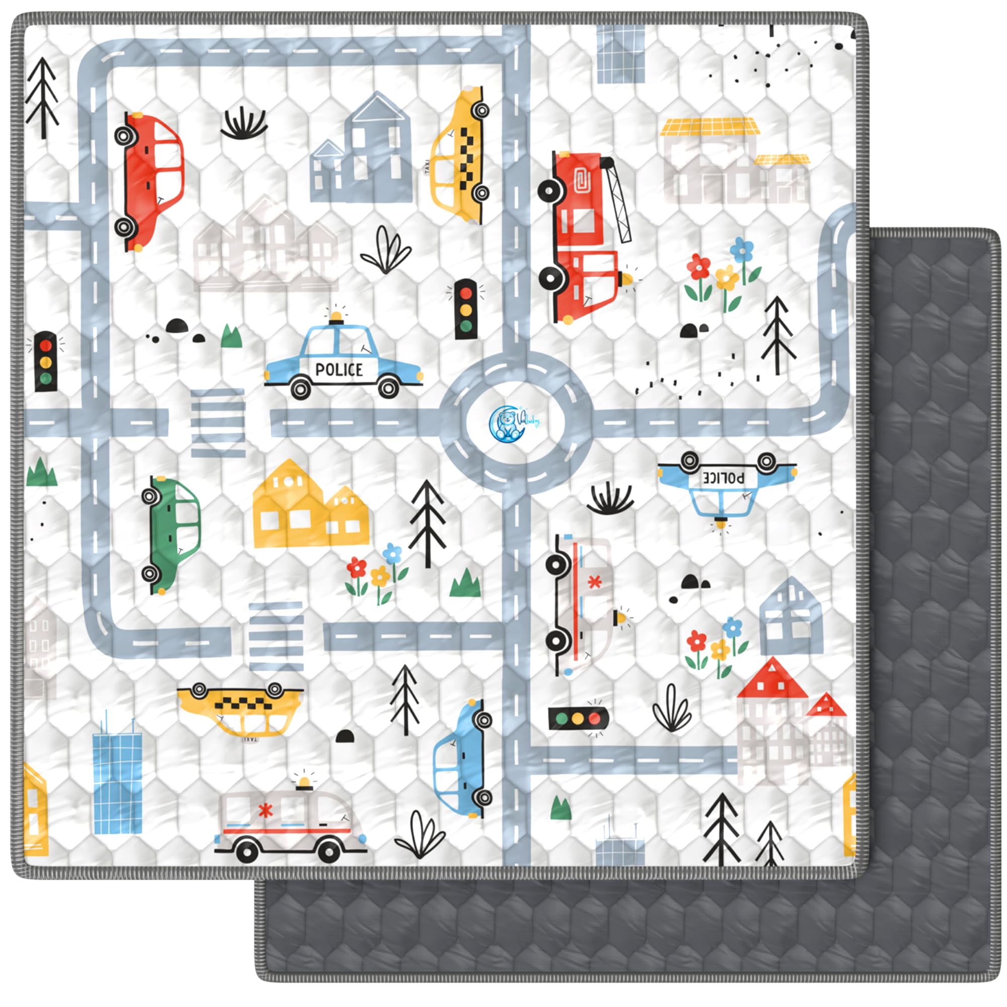 tapis d'éveil bébé pliable 120x120cm