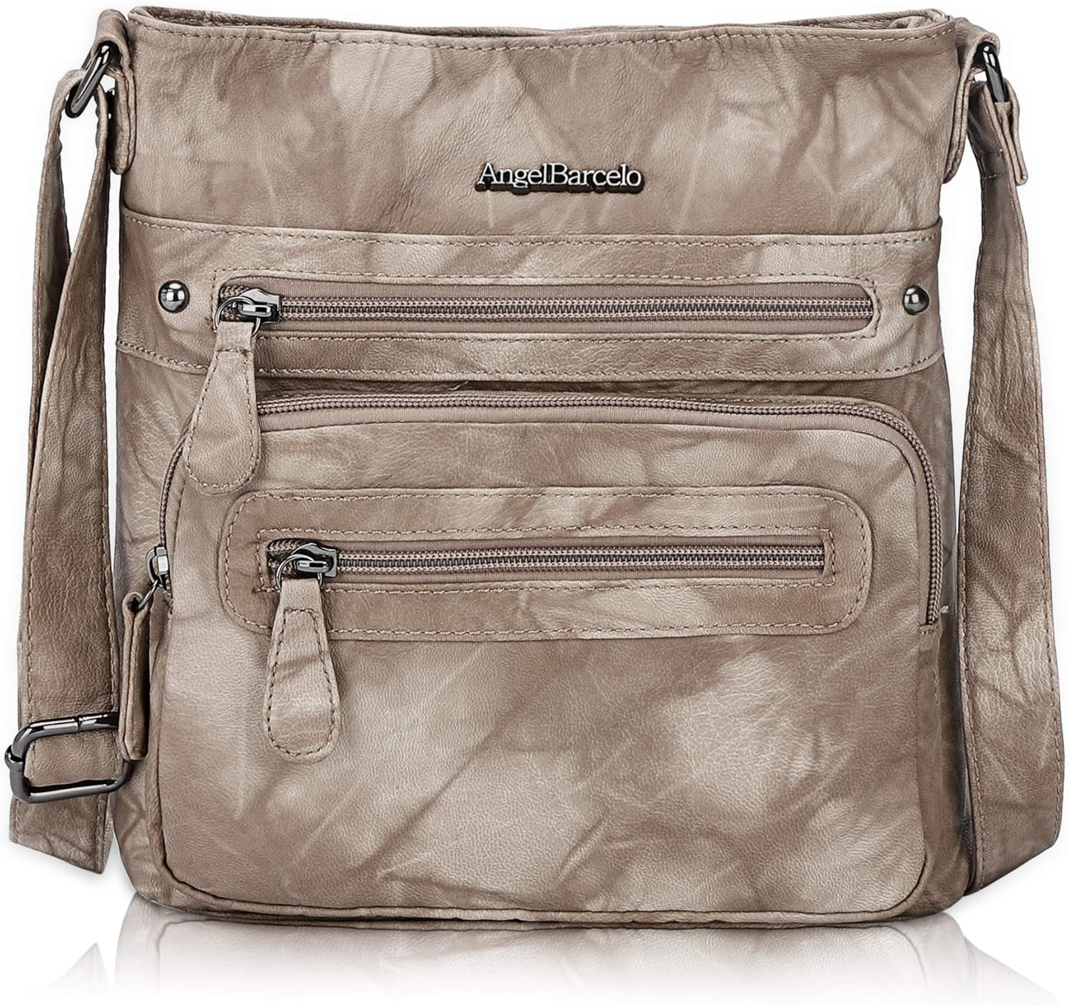 Angel Barcelo Crossbody Bags for Women,Ultra Soft Leather Purses for Women