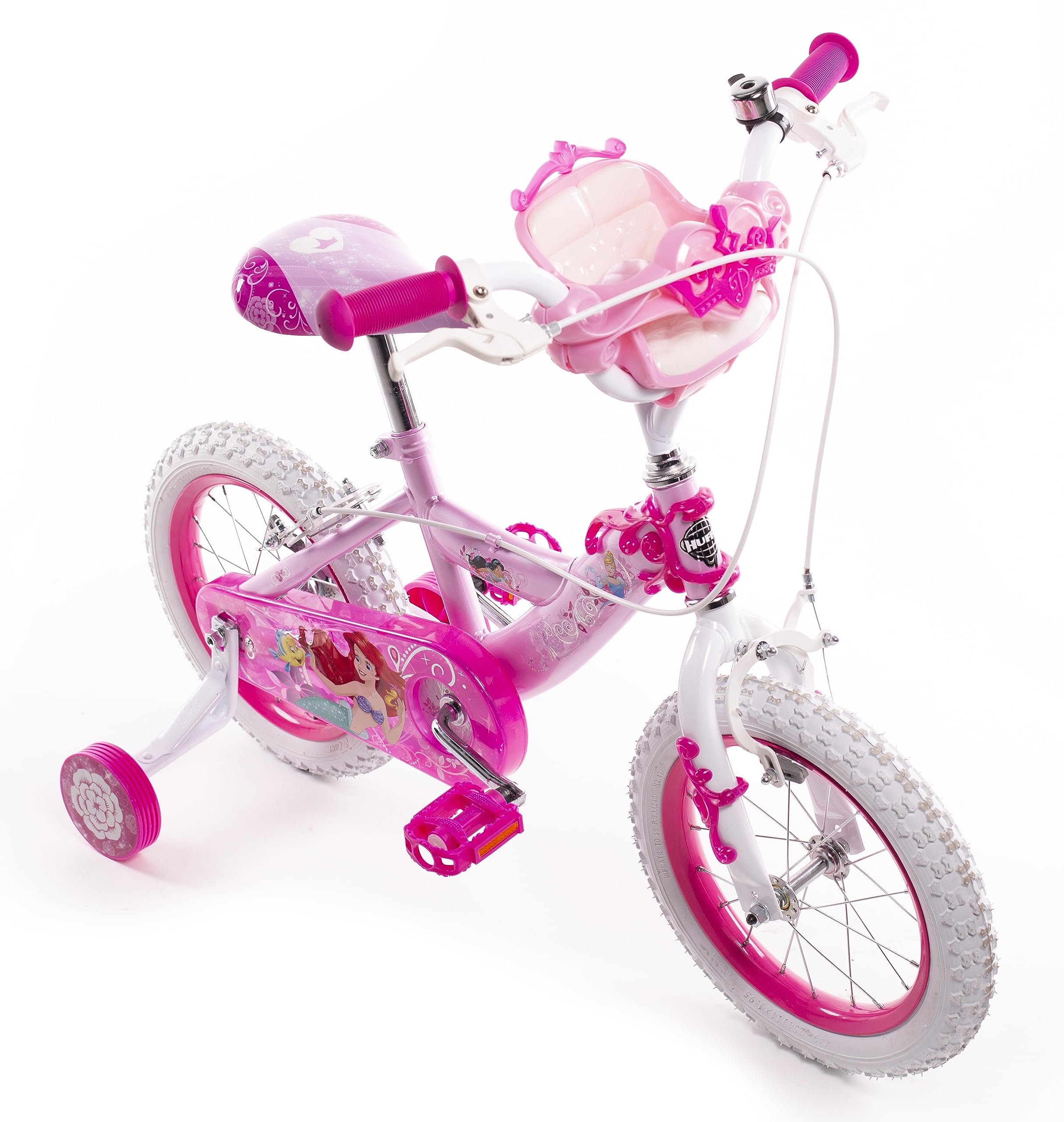 Huffy 14 Pouces, Disney Princess Luxury Unisexe-Baby, Rose