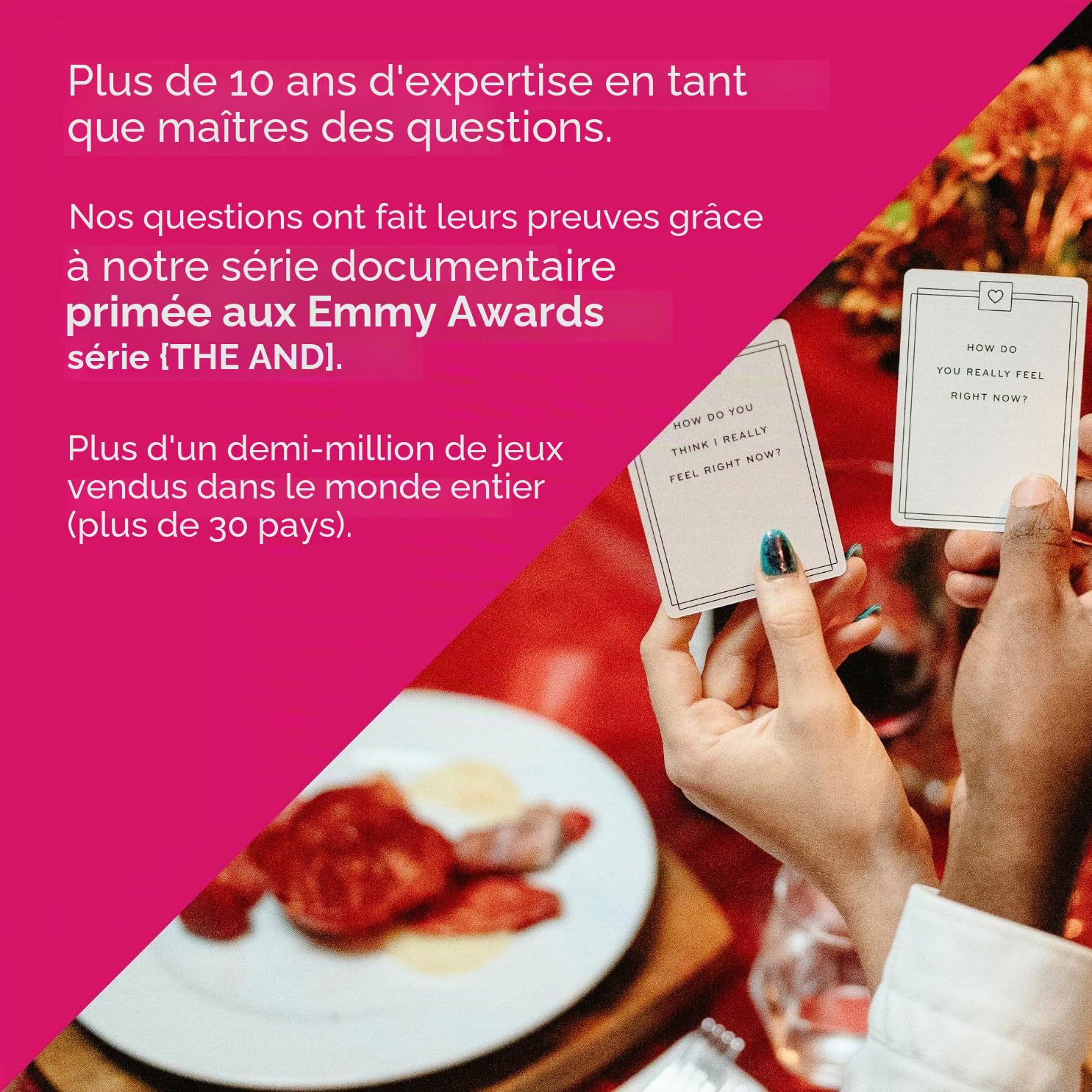 {THE AND} Jeu de cartes édition de rencontres, jeu d'expérience humaine pour adultes