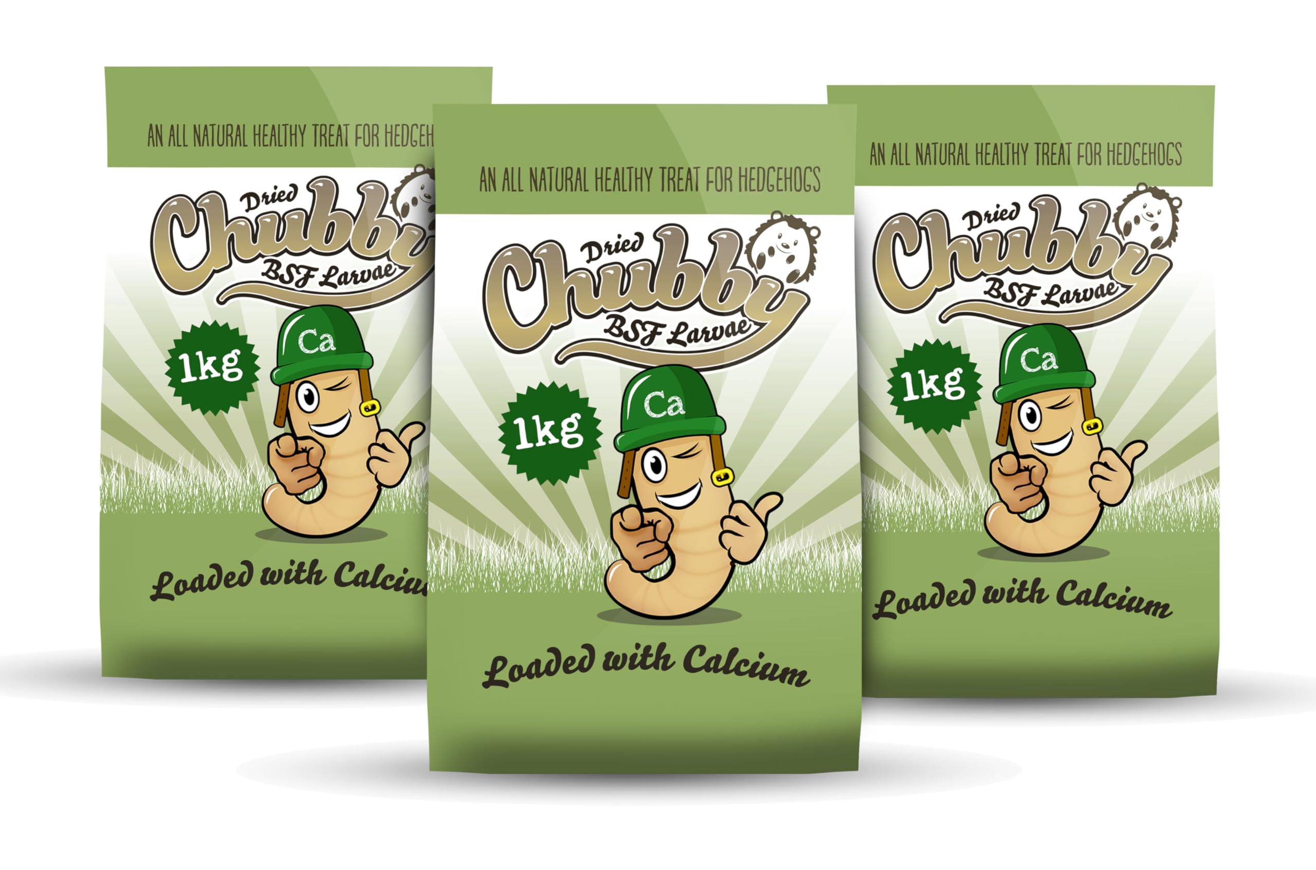 Chubby Dried Calciworms High Calcium Treat for Hedgehogs & Birds 3Kg