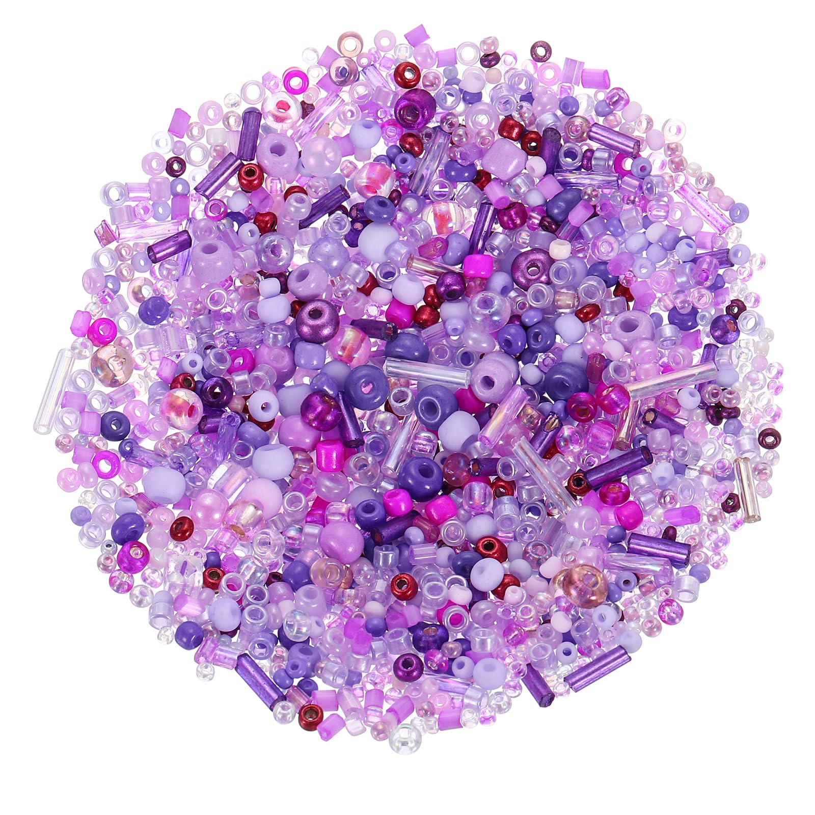 QUARKZMAN 1000 stuks glazen kralen om te rijgen, 1-4mm armbandkralen Kerstmis gemengde kralenset, mini glazen tussenkralen voor armbanden, kerstcadeaus zelf maken, doe-het-zelf goud