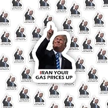 Iran Your Gas Prices up Sticker Pack, 1.25 inches, I did that Trump Sticker, Trump Gas Station Sticker, Trump Inflation Sticker (20)