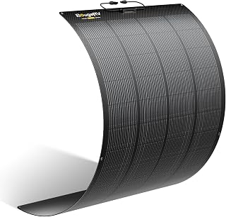 BougeRV Upgrade Arch 200W N-Type Flexible Solar Panel 16BB Mono Cell