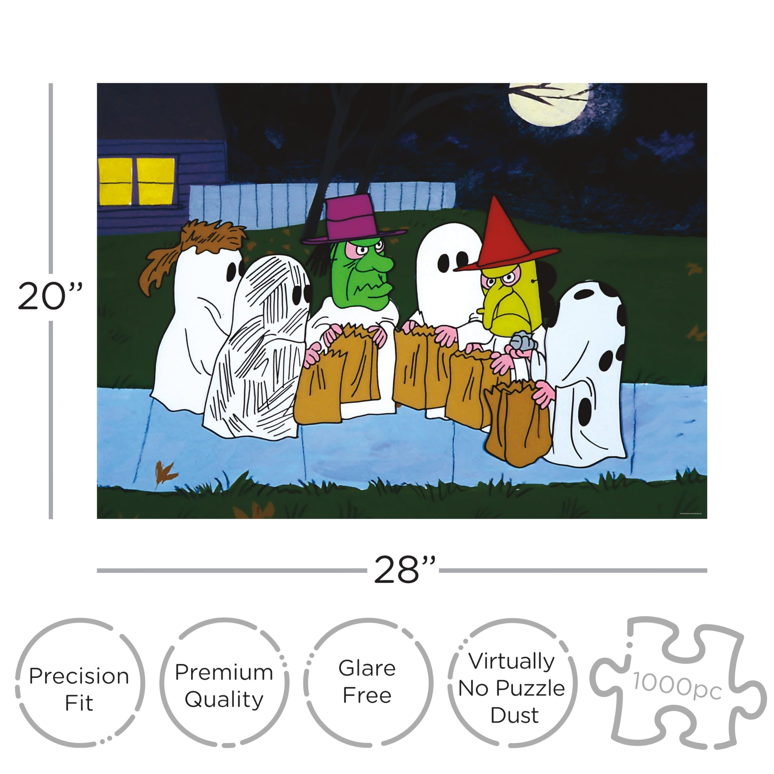 AQUARIUS - Peanuts Trick Or Treat 1000 Piece Jigsaw Puzzle - Image 3